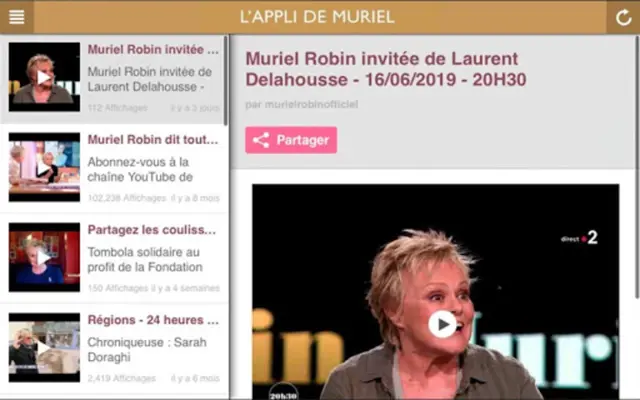 Muriel Robin android App screenshot 0